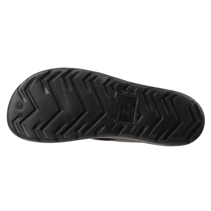 totes® SOLBOUNCE Ladies Toe Post Black Extra Image 5